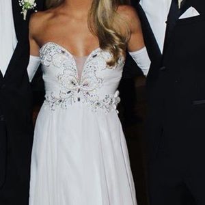 White ball gown!